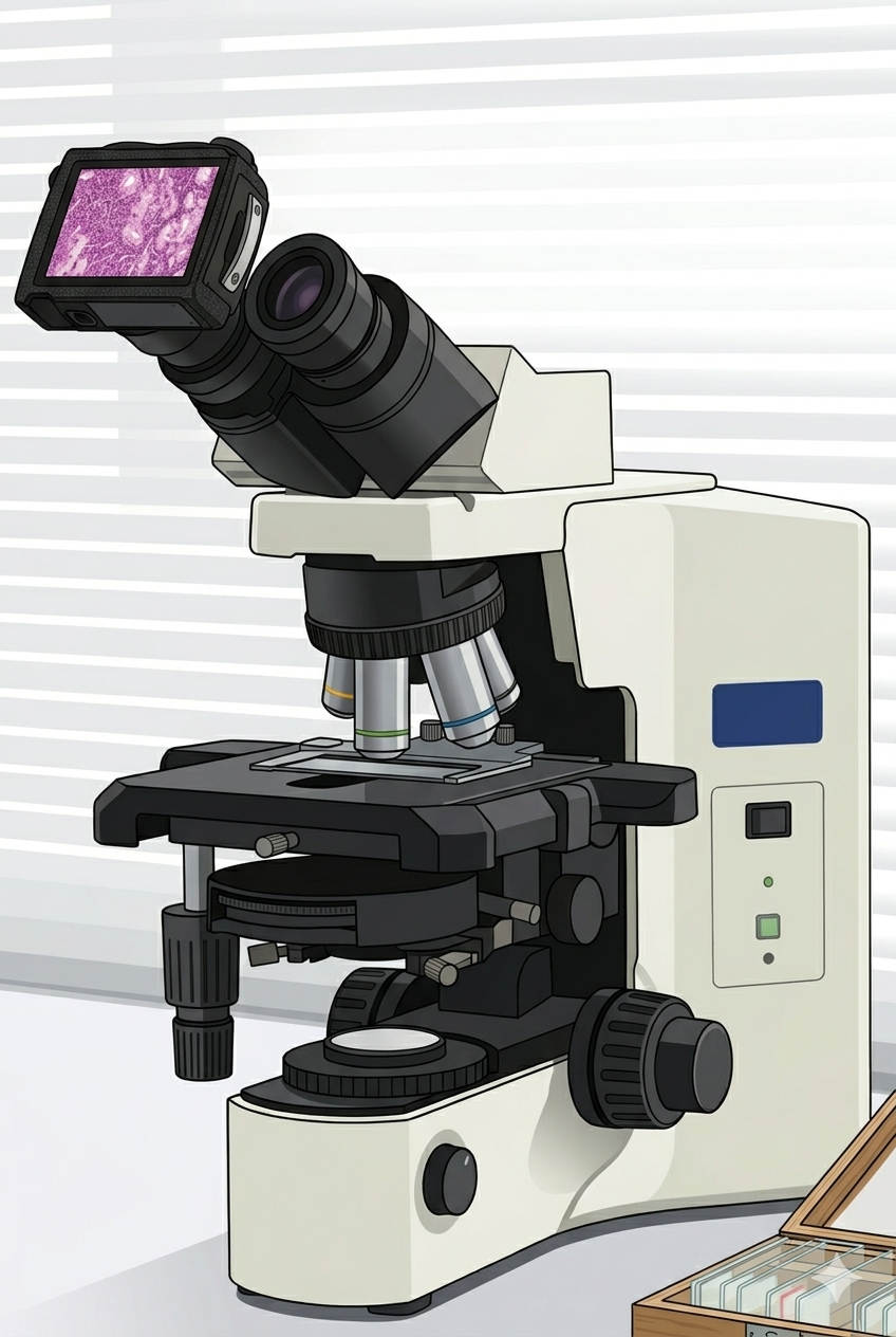 Olympus Tough TG-series microscope imaging setup